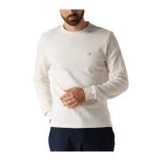 Witte Wafel LS Tee voor Mannen Calvin Klein , White , Heren