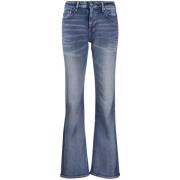 Casual Straight Jeans in Grijs Ganni , Gray , Dames