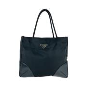 Pre-owned Canvas totes Prada Vintage , Black , Dames