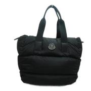 Pre-owned Canvas handbags Moncler Pre-owned , Black , Dames