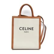 Pre-owned Canvas celine-bags Celine Vintage , White , Dames