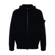 Blauwe Sweater Collectie Stone Island , Black , Heren