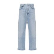 Blauwe Denim Jeans Agolde , Blue , Dames