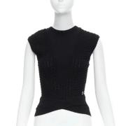 Pre-owned Cotton tops Chanel Vintage , Black , Dames