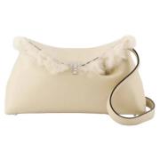 Leather clutches TotêMe , Beige , Dames