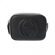 Pre-owned Leather gucci-bags Gucci Vintage , Black , Dames