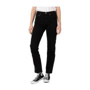 501 originele cropped broek Levi's , Black , Dames