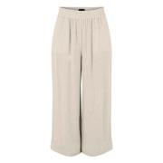 Pcvinsty Lange broek Pieces , Beige , Dames