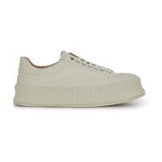 Stijlvolle Sneakers voor dagelijks gebruik Jil Sander , Beige , Dames