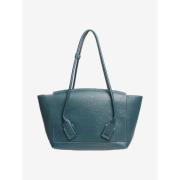 Pre-owned Leather totes Bottega Veneta Vintage , Blue , Dames