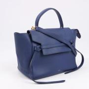 Pre-owned Leather handbags Celine Vintage , Blue , Dames