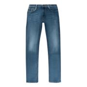 Hoge taille 5-pocket jeans, moderne stijl Hand Picked , Blue , Heren