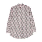 Bloemenprint knoopshirt MC2 Saint Barth , Pink , Dames