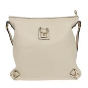 Pre-owned Leather gucci-bags Gucci Vintage , Beige , Dames