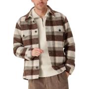 Bruin Overshirt voor Moderne Man Selected Homme , Brown , Heren