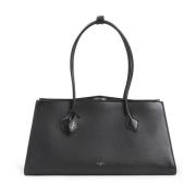 Zwarte Teckel Tote Tas Alaïa , Black , Dames