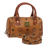 Pre-owned Leather handbags MCM Pre-owned , Brown , Dames