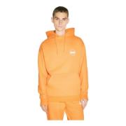 Logo Print Hoodie Boiler Room , Orange , Heren