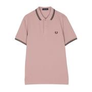 Roze Polo Shirt Casual Stijl Fred Perry , Pink , Heren