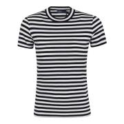 Navy Gestreept Kortemouw T-Shirt Polo Ralph Lauren , Multicolor , Dame...