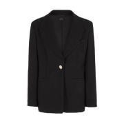 Blazer voor Dames Armani Exchange , Black , Dames