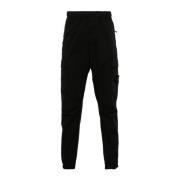 Zwarte Casual Broek Stone Island , Black , Heren