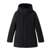 Winterparka met Afneembare Capuchon Woolrich , Black , Dames