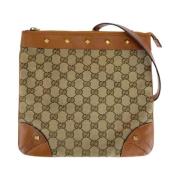 Pre-owned Canvas gucci-bags Gucci Vintage , Brown , Dames