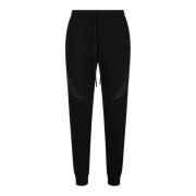 Zwarte Track Pants met ritssluiting zakken Pmds , Black , Heren