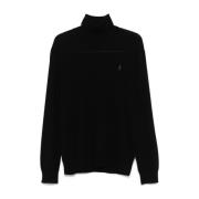 Truien Zwart Ralph Lauren , Black , Heren