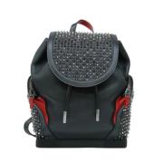 Pre-owned Leather backpacks Christian Louboutin Pre-owned , Black , He...