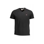 Tee-shirts-T-S korte mouwen Levi's , Black , Heren