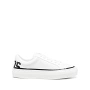 Zwarte Sneakers met Logodetail Gcds , White , Heren