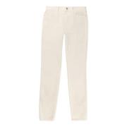 Luxe Straight Leg Denim Jeans 7 For All Mankind , Beige , Dames