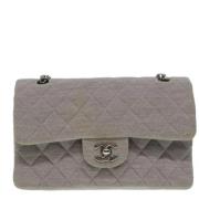 Pre-owned Cotton chanel-bags Chanel Vintage , Gray , Dames