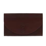 Pre-owned Leather clutches Cartier Vintage , Red , Dames