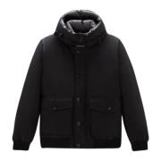 Sportieve Bomberjas met Eendendons Woolrich , Black , Heren