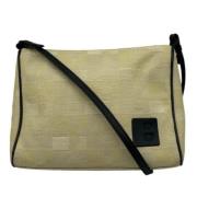 Pre-owned Fabric shoulder-bags Bally Pre-owned , Beige , Dames