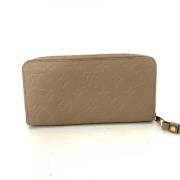 Pre-owned Canvas wallets Louis Vuitton Vintage , Beige , Dames