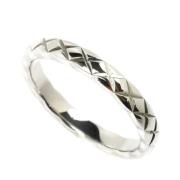 Pre-owned Metal rings Chanel Vintage , Gray , Dames