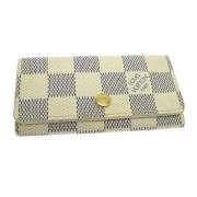 Pre-owned Fabric key-holders Louis Vuitton Vintage , White , Dames