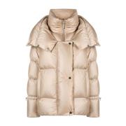 Beige Pufferjas Madeira Stijl Moorer , Beige , Dames