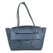 Pre-owned Leather totes Bottega Veneta Vintage , Blue , Dames