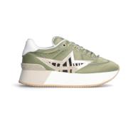 Militair Groene Nylon Stermand Liu Jo , Green , Dames