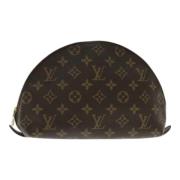 Pre-owned Canvas pouches Louis Vuitton Vintage , Brown , Dames