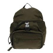 Pre-owned Canvas backpacks Prada Vintage , Green , Dames