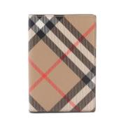 Pre-owned Canvas wallets Burberry Vintage , Beige , Dames