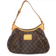 Pre-owned Fabric shoulder-bags Louis Vuitton Vintage , Brown , Dames