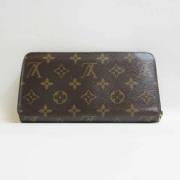 Pre-owned Canvas wallets Louis Vuitton Vintage , Brown , Dames