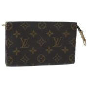 Pre-owned Canvas pouches Louis Vuitton Vintage , Brown , Dames